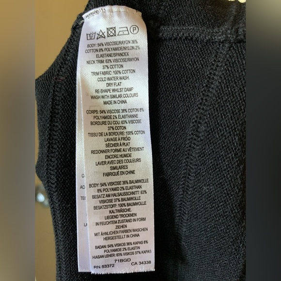 French Connection short Sleeved Black Dress - Picture 5 of 5